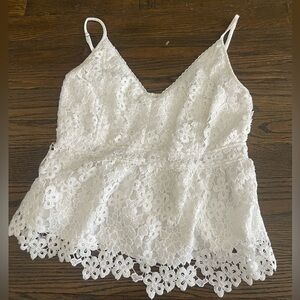 Abercrombie white tank top